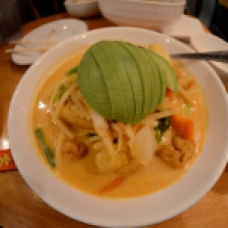 Thai Food in Hell's Kitchen, best avocado curry I've had!
